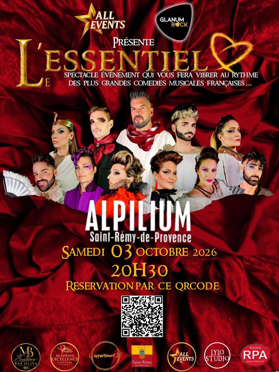 Affiche L'Essentiel — Spectacle comédie musicale à l'Alpilium